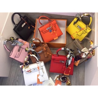 Túi HM tag bạc size 25