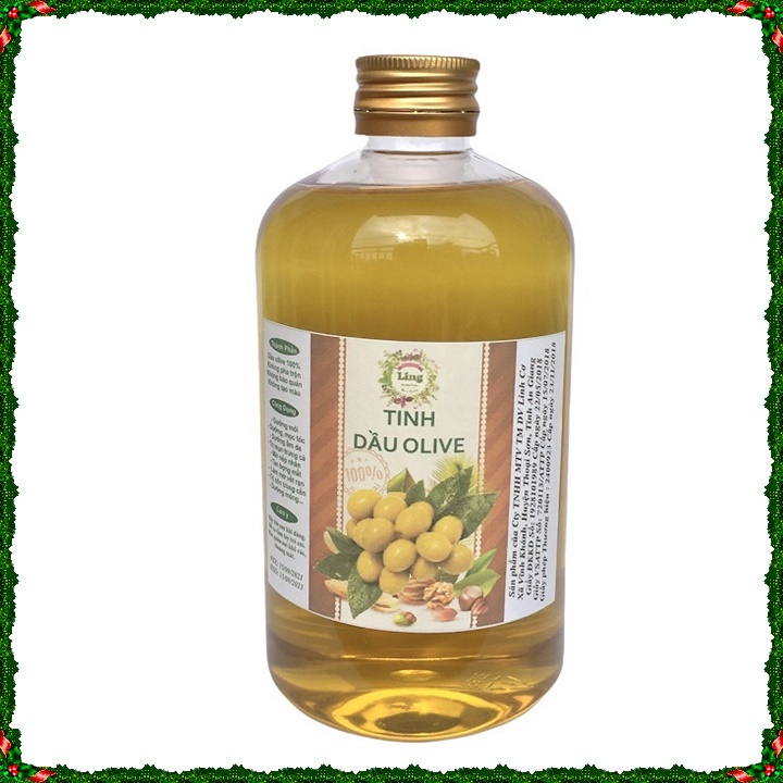 Dầu Olive 1000ml Nhiều công dụng Ling Nguyên Chất 100% Dưỡng Da, Dưỡng Tóc, Làm Đẹp