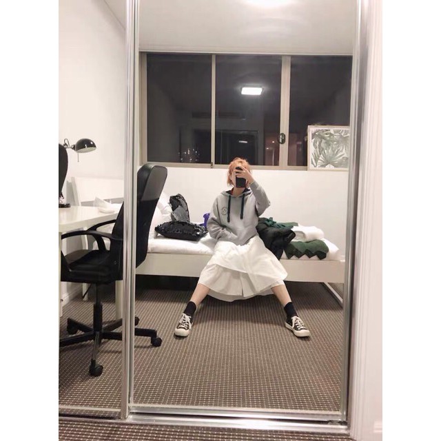 [ORDER ] Chân váy xếp tầng ulzzang / chân váy thô vintage dài midi hàn quốc | BigBuy360 - bigbuy360.vn