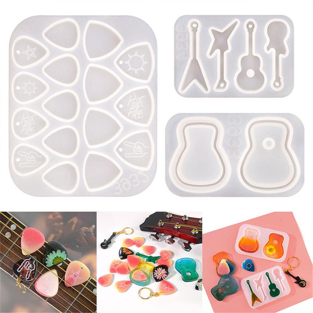 Khuôn Silicone Làm Miếng Gảy Đàn Guitar Bass Tiện Dụng