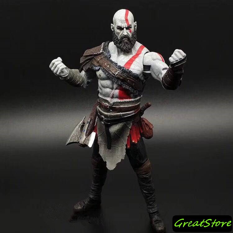 ( HÀNG CÓ SẴN ) Mô Hình Kratos Thần Chiến Tranh God Of War 2018 Neca