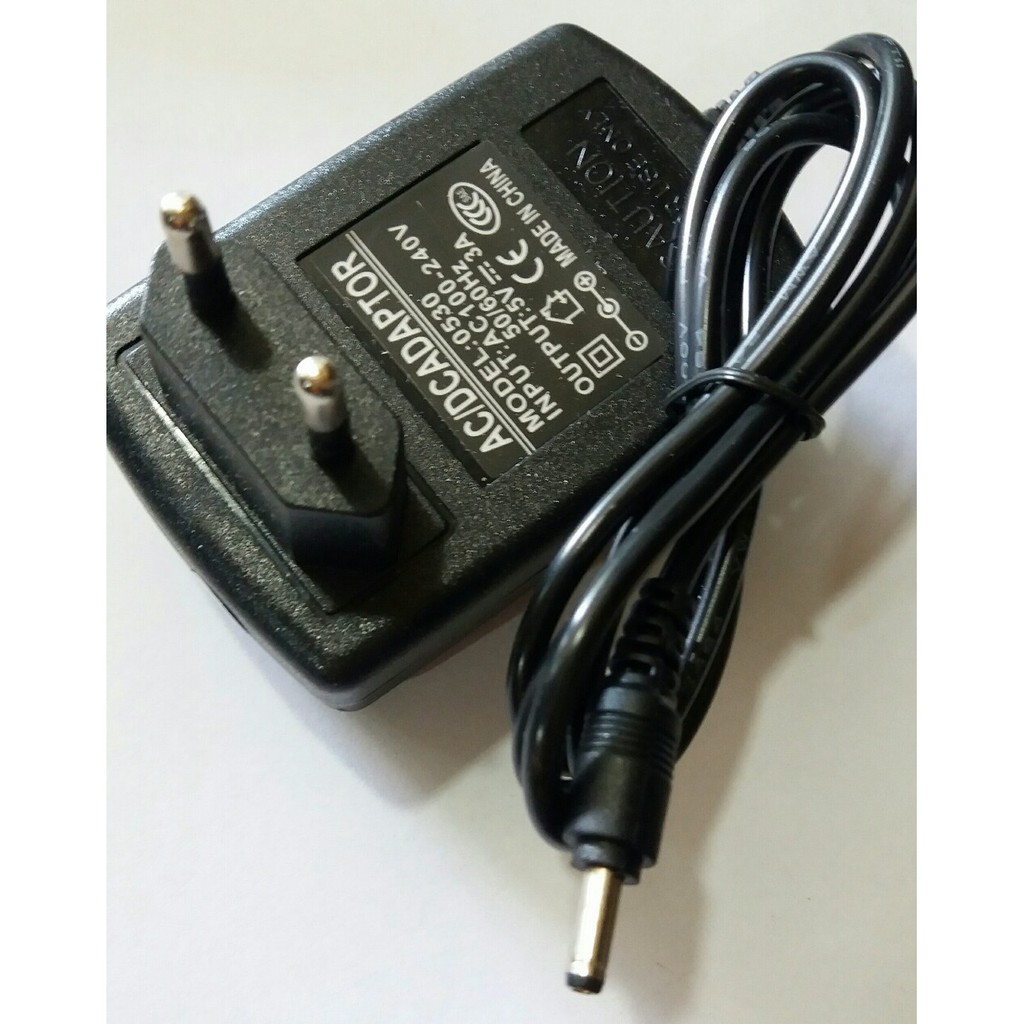 Adapter AC/DC: 5V - 3A Đầu nhỏ 3.5 mm