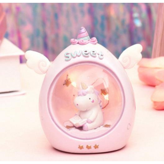 Đèn Ngủ Hình Kỳ Lân Sáng Tạo Qùa Tặng Sinh Nhật Trang Trí Phòng Ngủ Cho Bé siêu đáng yêu