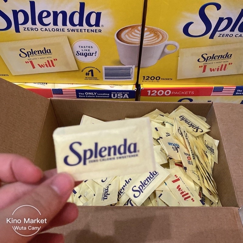 Set 50,100 gói Đường Ăn Kiêng Splenda Usa cho người Ăn Kiêng, Keto, Tiểu Đường