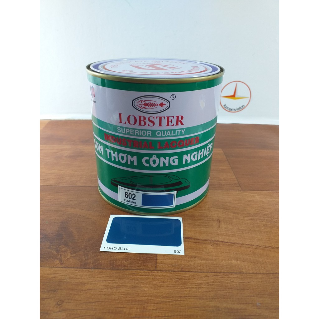 Sơn thơm công nghiệp Lobster màu xanh Ford 602 - 800ml