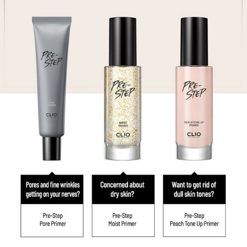 Kem Lót Clio Pre Step Moist Primer 30ml