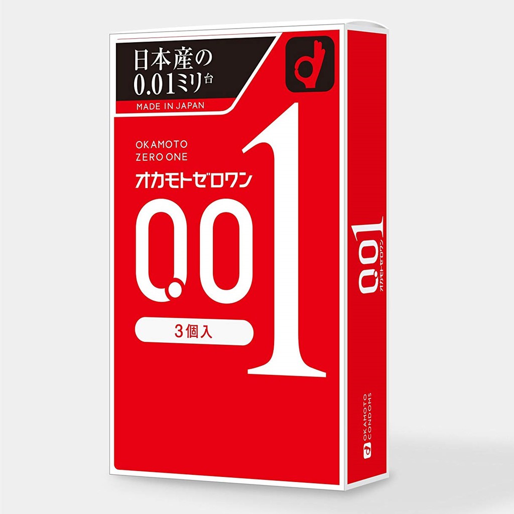 Bao cao su zero one Okamototown 0.01mm - Hàng nội địa Nhật