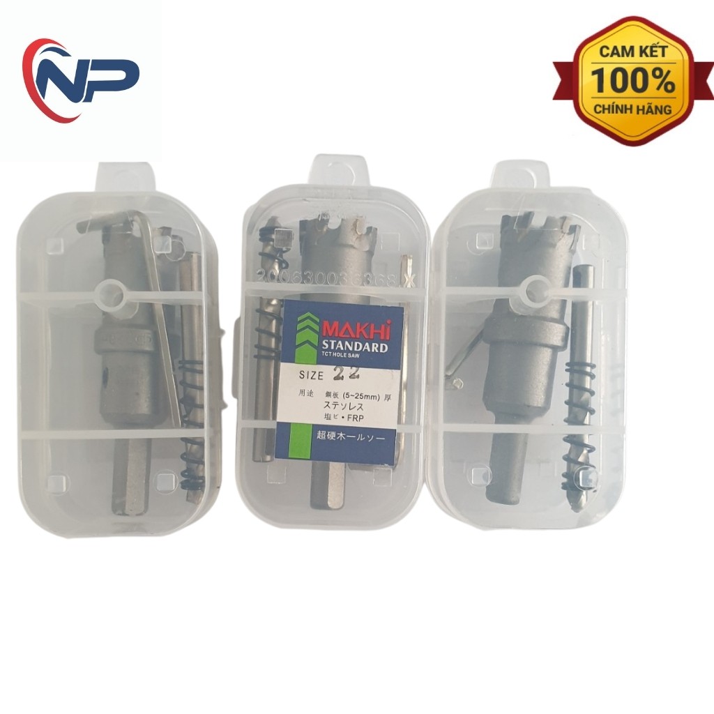 Mũi Khoét Sắt-Inox MAKHI 22 Sử Dụng Dễ Dàng