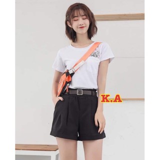 Quần đùi kaki gập gấu