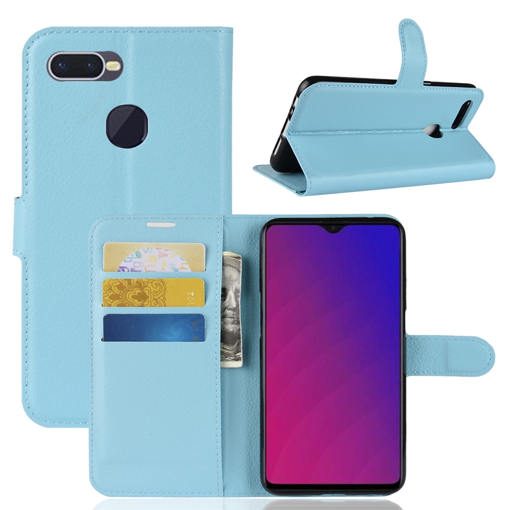 Bao da điện thoại dạng ví trơn bóng cho dòng OPPO F9 / F9 Pro | BigBuy360 - bigbuy360.vn