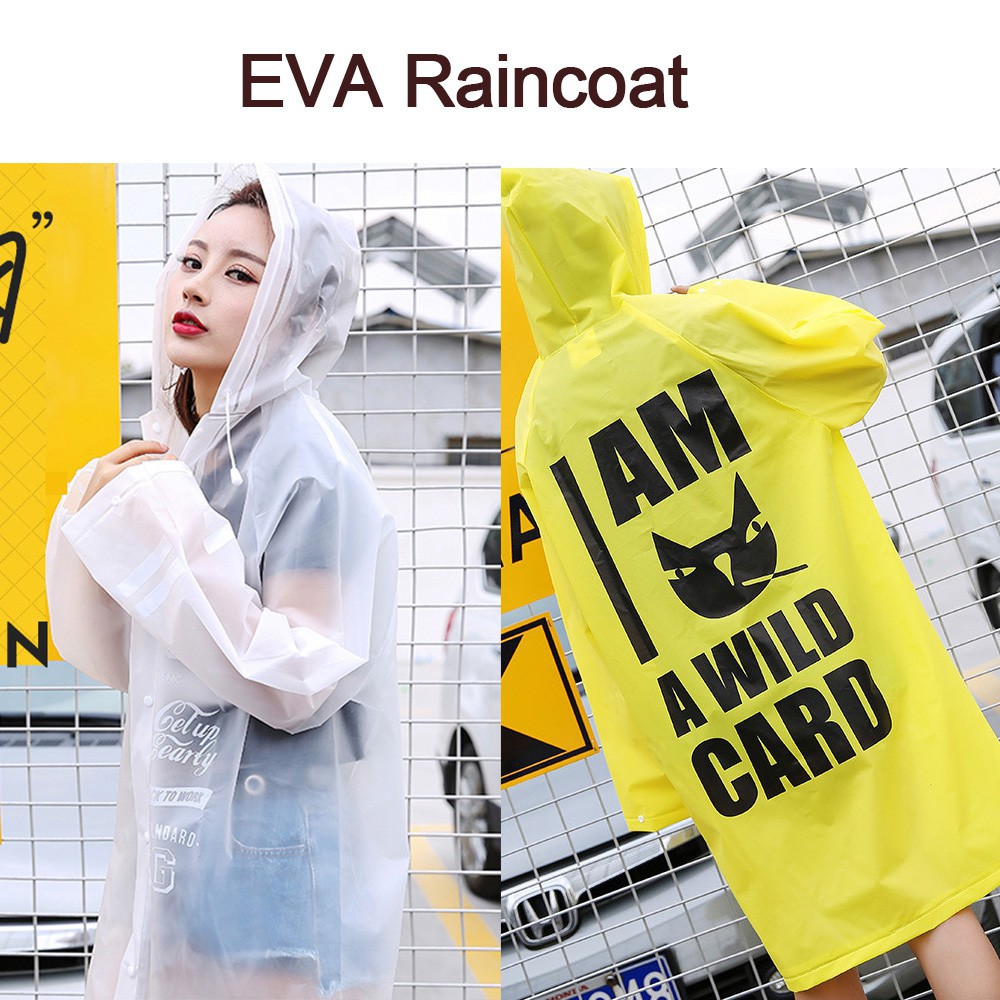 Áo mưa chất liệu nhựa EVA siêu nhẹ