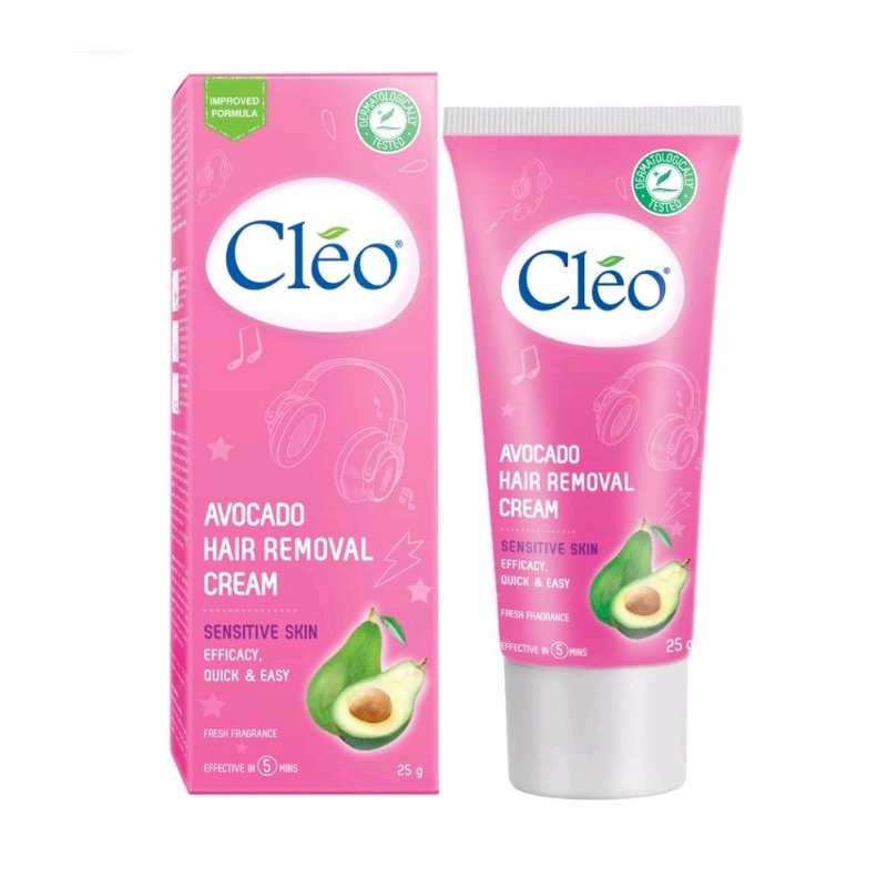 Kem tẩy lông Cleo avocado 25/50g