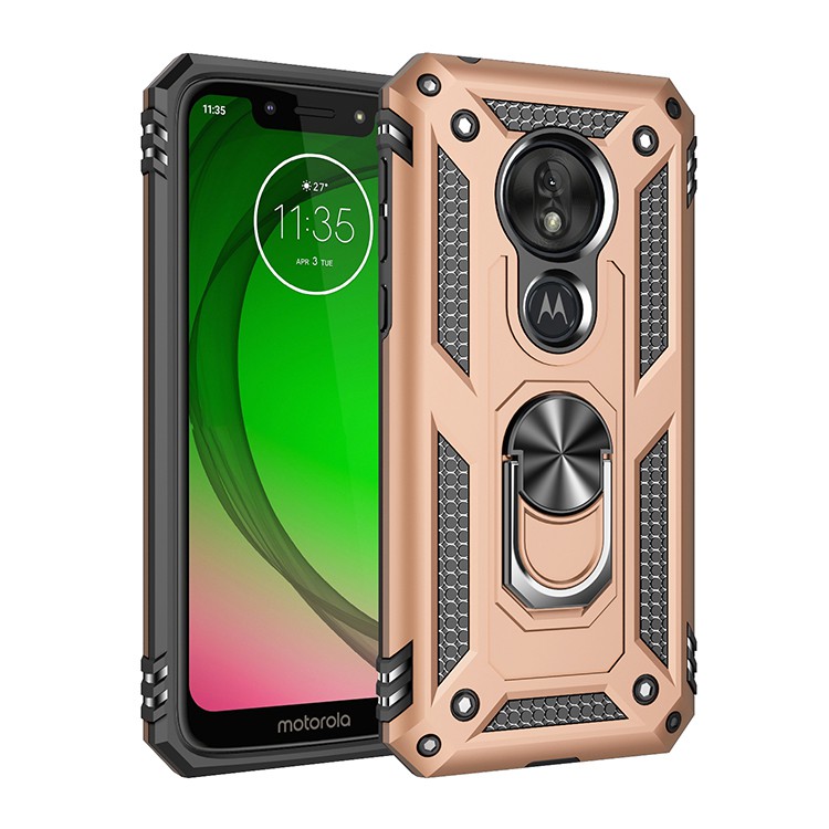 Ốp điện thoại chống sốc kèm giá đỡ cho Motorola Moto G7 play power