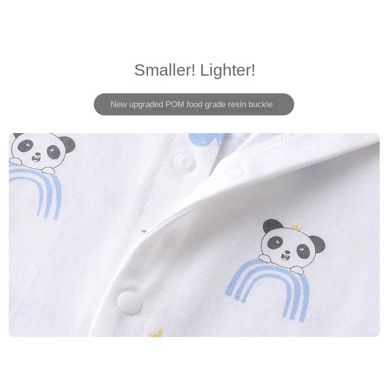 Bộ Áo Liền Quần Cotton In Hoạt Hình One Piece Dễ Thương Cho Bé Gái 0-24 Tháng Tuổi