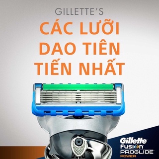 Hộp lưỡi thay thế dao cạo râu gillette fusion 5 proglide power vỉ 2 cái - ảnh sản phẩm 4