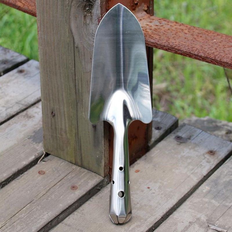 Xẻng inox làm vườn siêu bền, siêu chắc chuẩn inox sịn