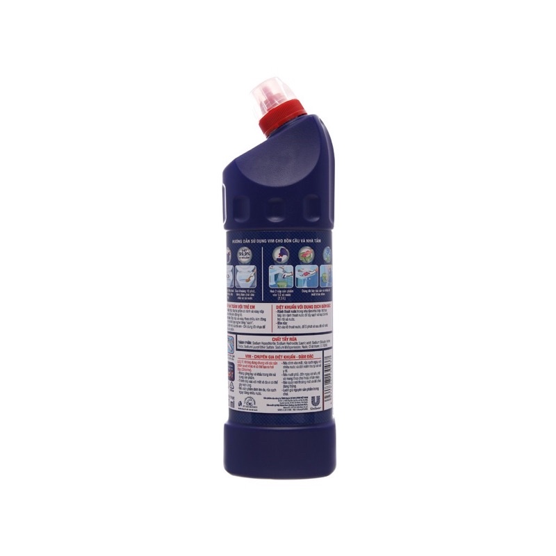 (HOẢ TỐC) Nước Tẩy Bồn Cầu, Nhà Tắm Vim ( 900ml / Chai )