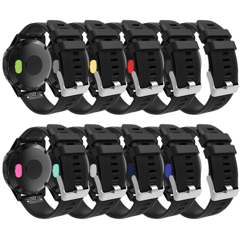 Set 10 Nắp Silicone Chống Bụi Cho Đồng Hồ Garmin Fenix 5 / 5x / 5s / 6 / 6x / 6s