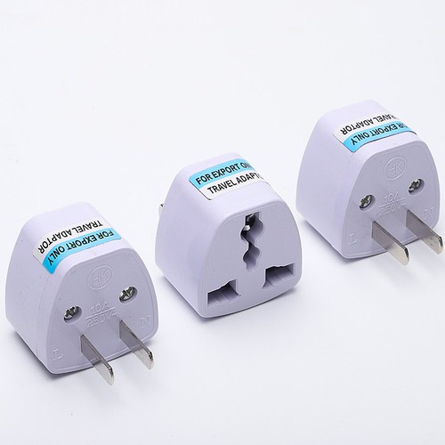Ổ Chuyển Đổi Phích Cắm Từ 3 Chân Sang 2 Chân Nguồn 220V