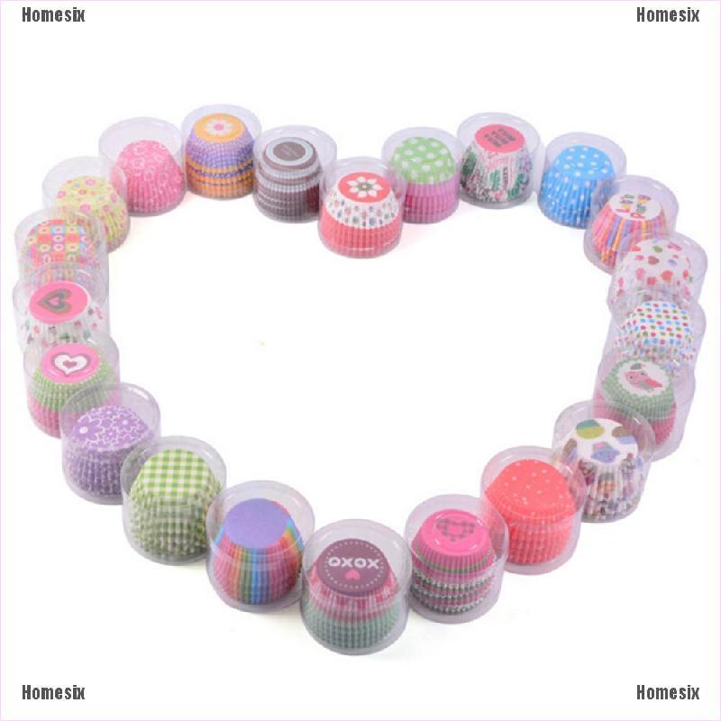 Set 100 Cốc Giấy Làm Bánh Cupcake