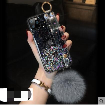 Case SAMSUNG A11 A21 A21S A31 A51 A71 A70 A10 A20 A30 A50 A10S A20S A30S A50S A6 A8 Plus A7 A9 2018 Hairball wristband phone case PT