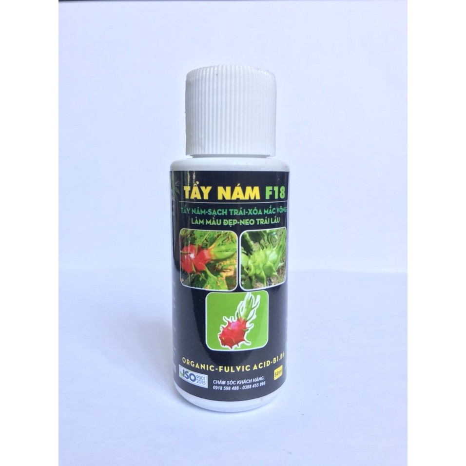 TẨY NÁM F18 HPO - LÀM MÀU ĐẸP NEO TRÁI LÂU CHAI 50 ML CHUYÊN DÙNG CHO THANH LONG