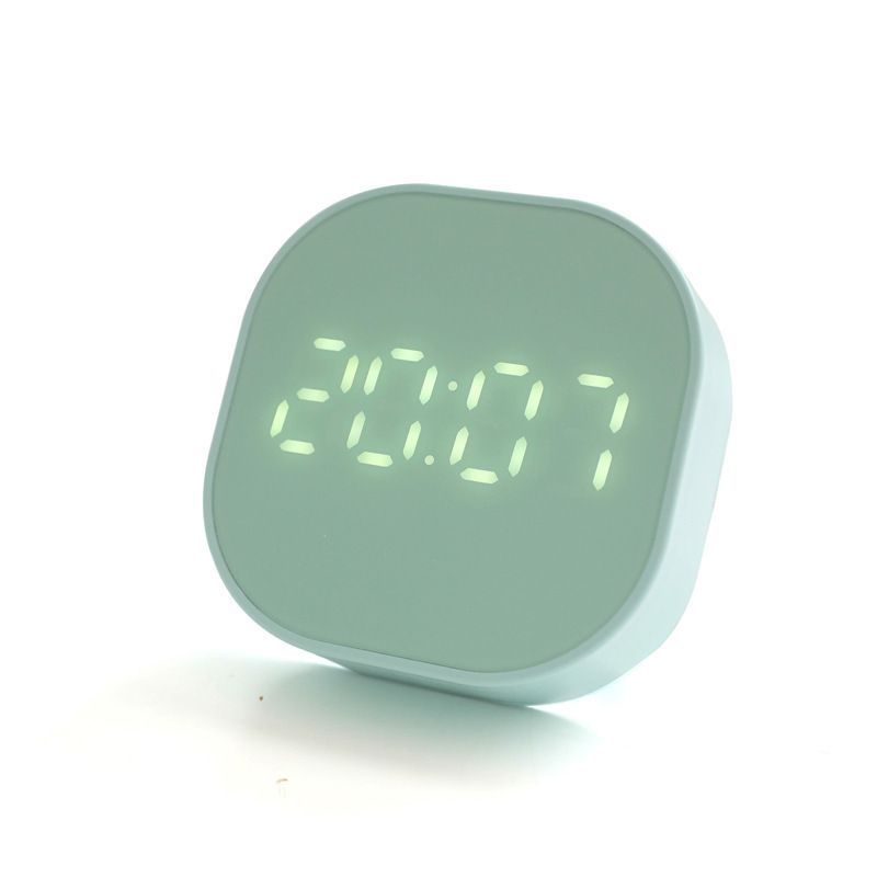 Đồng hồ báo thức điện tử hình vuông ✅ Đồng hồ để bàn thông minh ✅ Thể hiện nhiệt độ ✅  Sạc USB ✅ Quà tặng sinh nhật