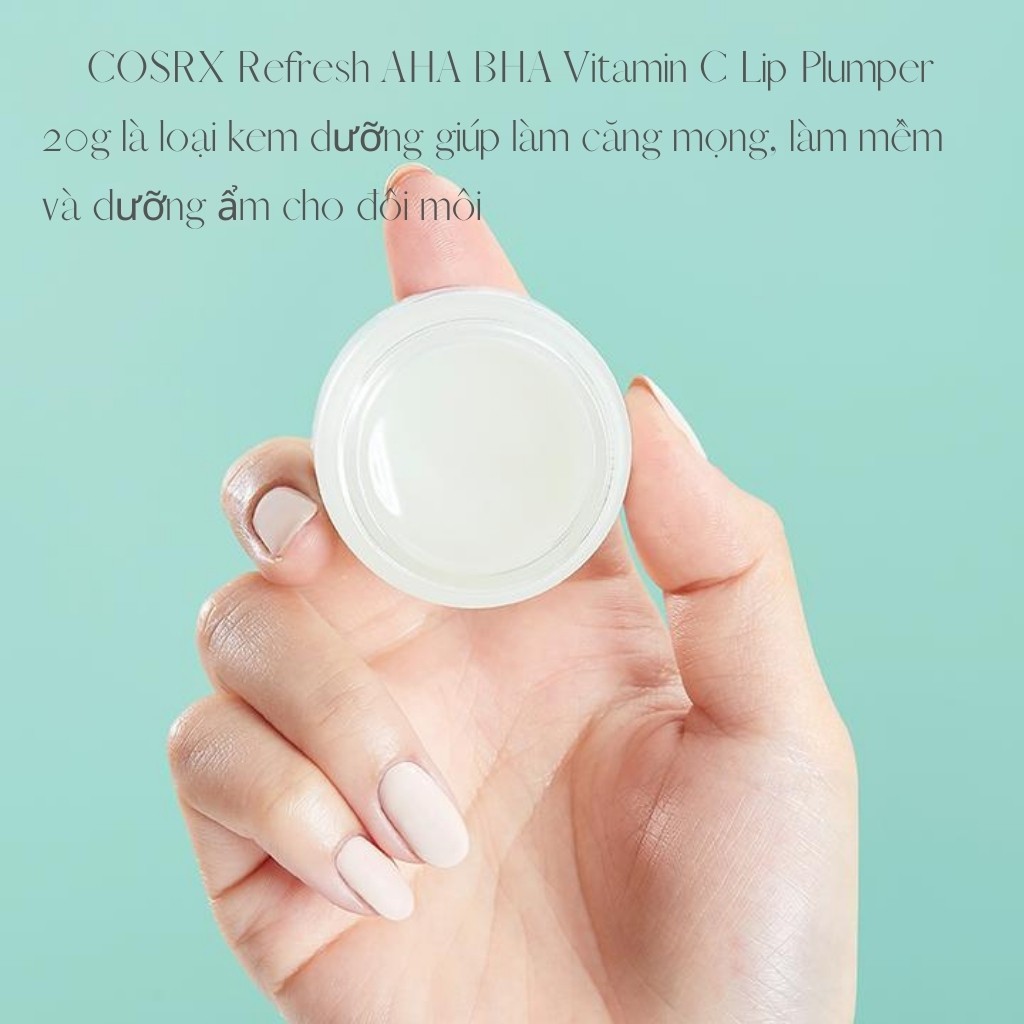 Dưỡng môi COSRX Son dưỡng, mặt nạ ngủ, tẩy da chết Lip Sleep, Lip Scrub, Lip Plump 20g