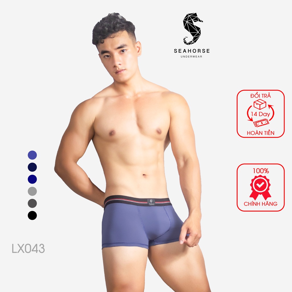 Quần Lót Boxer Nam kháng khuẩn co giãn LX043 SEAHORSE