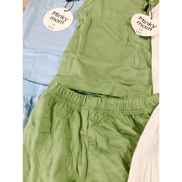 Bộ 2 Dây Bé Gái Minky Mom Vải Thun Lạnh Trơn Basic Mềm Mát, Áo Hai Dây Cho Bé Gái Mặc Hè - AN.KID