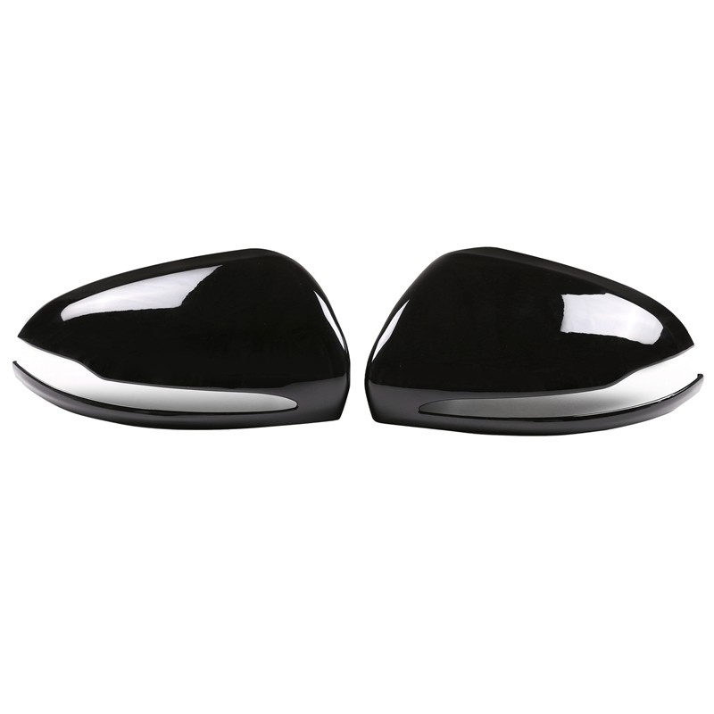 for Mercedes Benz B C E S GLB GLC Class W205 W213 W253 Glossy Black ABS Side Rear View Mirror Cover Trim