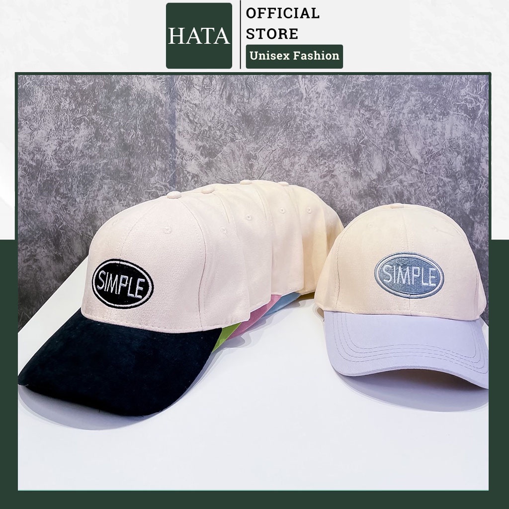 Nón Kết Nhung Cao Cấp Thêu Chữ Simple And Duck Phong Cách Ulzzang Form Unisex Nam Nữ 401