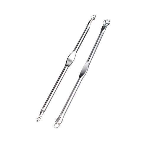 Dụng cụ Nặn Mụn inox Hai đầu cán dẹt, tròn Nhập khẩu trực tiếp từ Nhật Bản