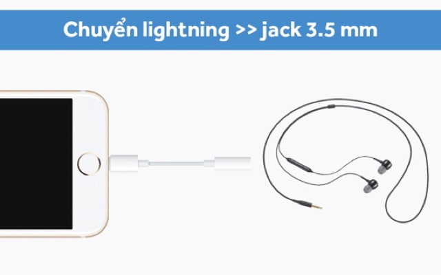 [HÀNG CHÍNH HÃNG + BH 1 NĂM] Cáp Chuyển Đổi Lightning Sang 3.5 mm, Jack Chuyển Đổi Tai Nghe iPhone - Hàng Zin Bóc Máy