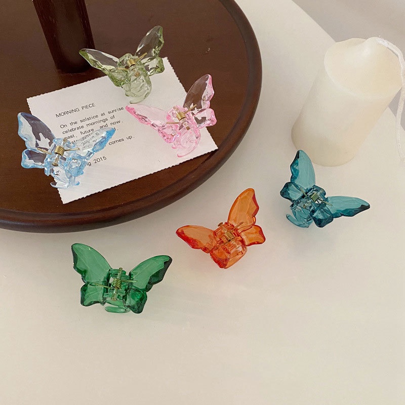 Kẹp Tóc Càng Cua Biến Hóa Đơn Giản Bằng Acrylic Pha Lê Lãng Mạn Thời Trang Cho Nữ