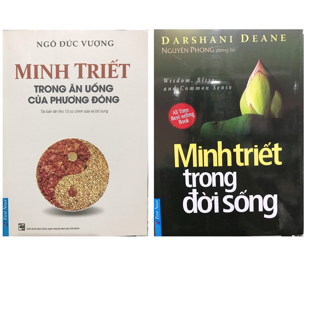 Sách - Combo Minh triết trong ăn uống của Phương Đông + Minh triết trong đời sống