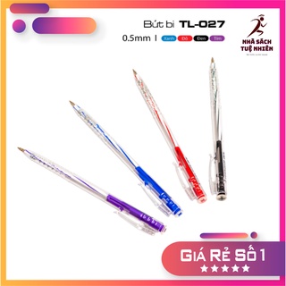  Bút bi Thiên Long TL 027 viết bi TL Đủ 3 Màu XANH - ĐỎ - ĐEN CAM KẾT CHÍNH HÃNG 