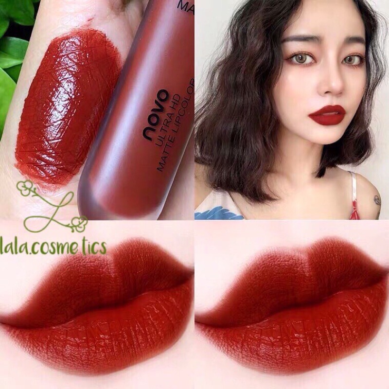 Son kem lì Novo Big Ultra HD Matte Lip bền màu chống trôi