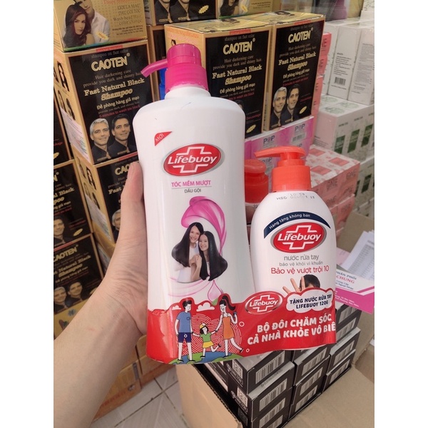 Dầu gội Lifebouy mềm mượt, óng ả 640g