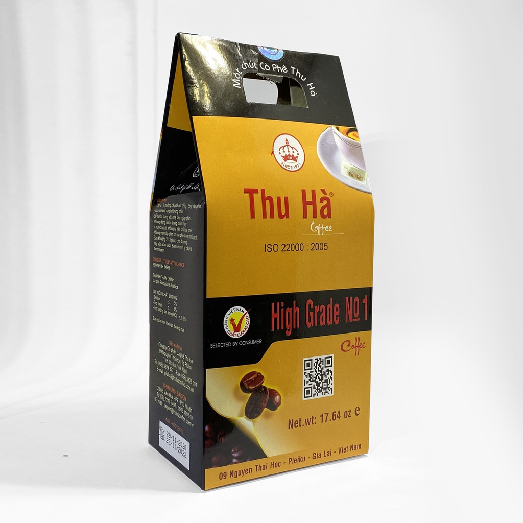 Cà Phê rang xay Cao Cấp Số 1 Thu Hà (500g / Hộp) | BigBuy360 - bigbuy360.vn