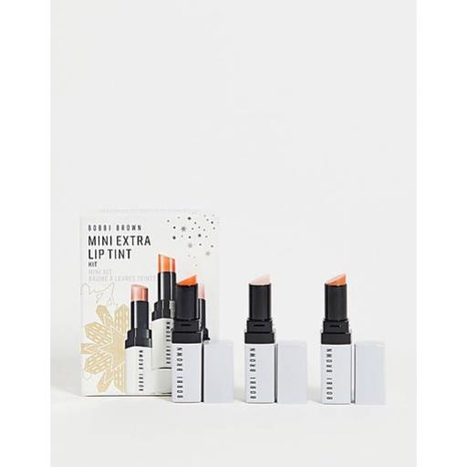 Son Dưỡng mini Bobbi Brown Mini Extra Lip Tint Kit Bare pink/ Bare Nude/ Bare Melon