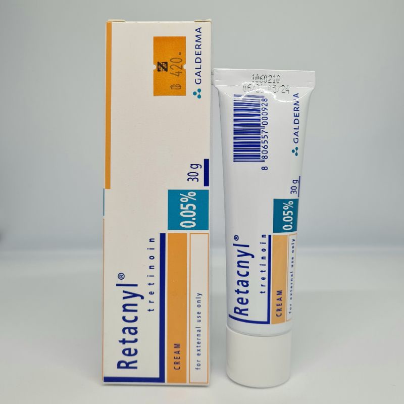 (30g) Tretinoin Retacnyl Cream 0,025%, 0.05% - Kem hỗ trợ giảm mụn, giảm lão hóa