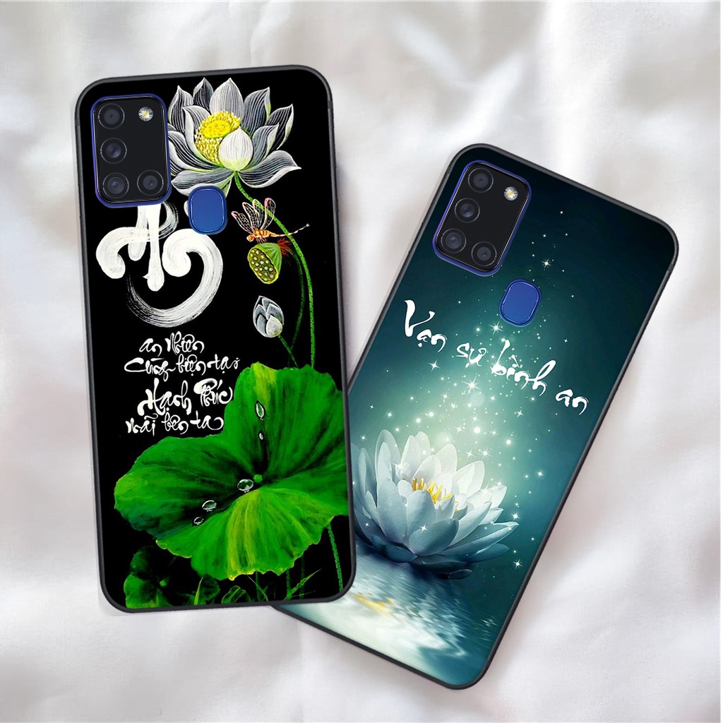 Ốp lưng Samsung Galaxy A21S in hình chữ tài chữ lộc, Cha Mẹ, bình an SIÊU ĐẸP