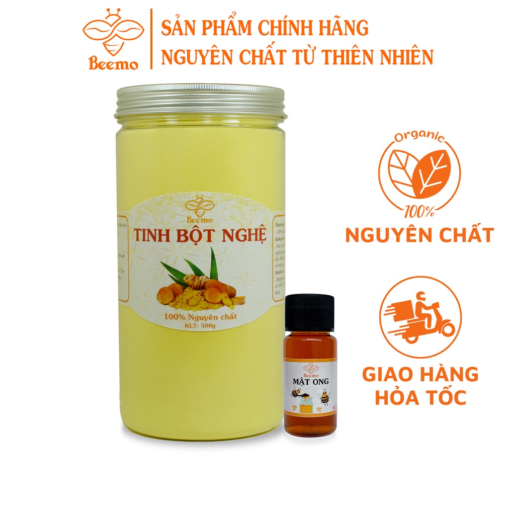 Tinh bột nghệ nguyên chất Beemo 500g