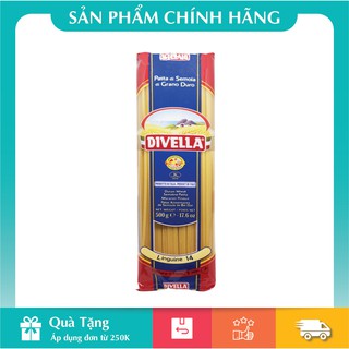 [Hàng Chính Hãng] Mì Sợi Dẹt Divella Linguine Số 14 – Gói 500g