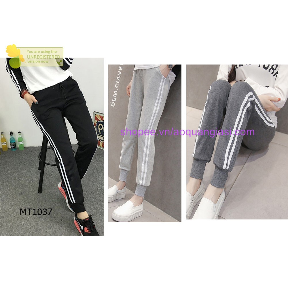 Quần Thể Thao Jogger 3 Sọc Ngắn Mt1059, MT1037, MT517, mt287, mt558, mt297, mt340 aoquangiasi.com quần tập thể thao