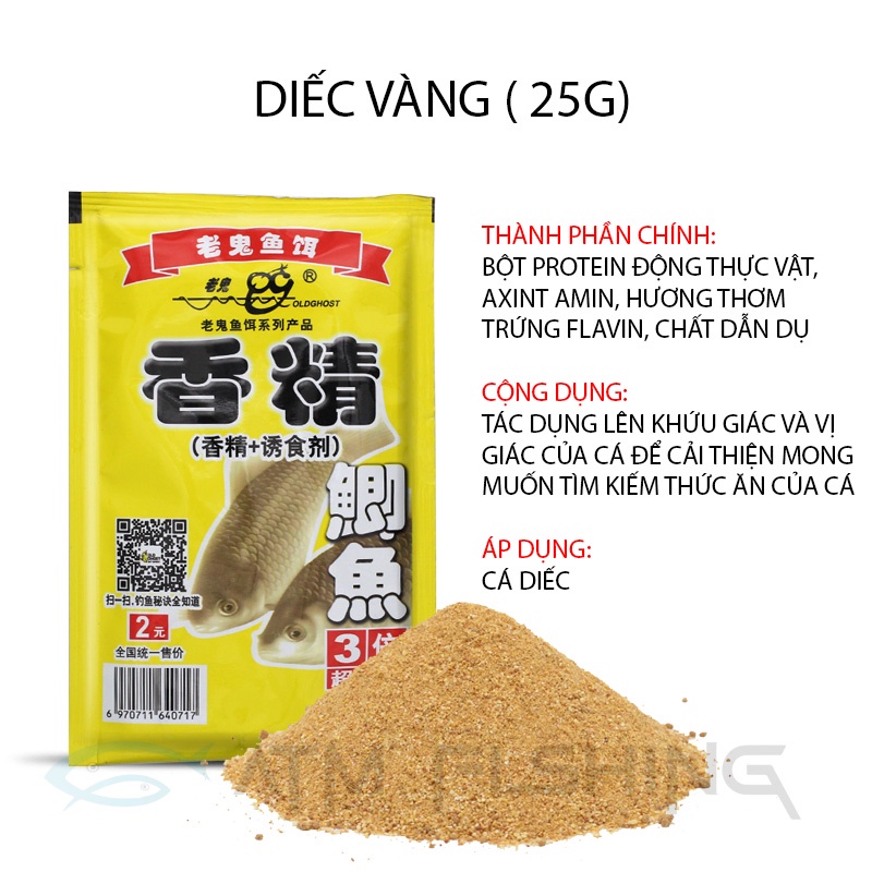 Mồi Câu Cá 25g Siêu Nhạy ,  Thính Dụ Chép, Trắm, Mè, Trôi - ATM Fishing