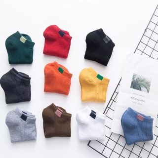 set 5 đôi tất gân 5 màu