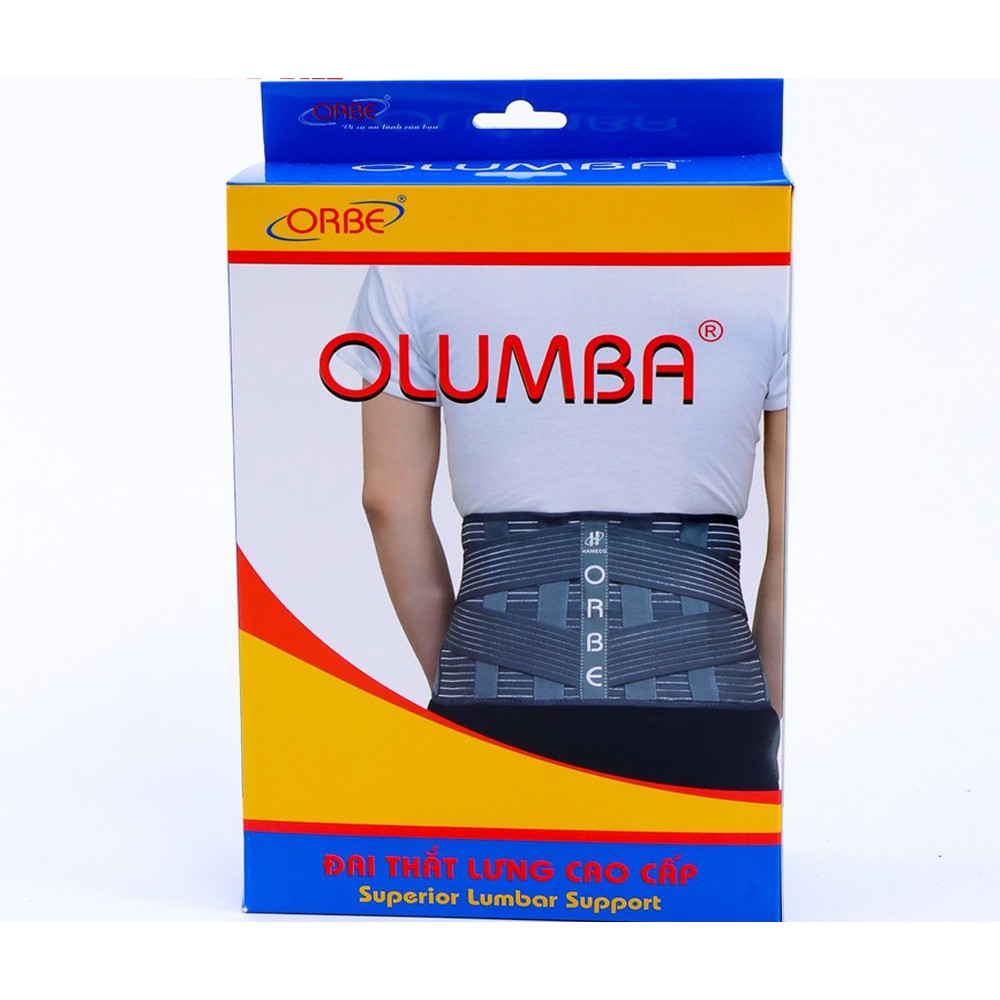 [Flash Sale] [Olumba Orbe] Đai Lưng Cột Sống Chống Thoát Vị, Thoái hóa, Đau Lưng - Giá Ưu Đãi 2019