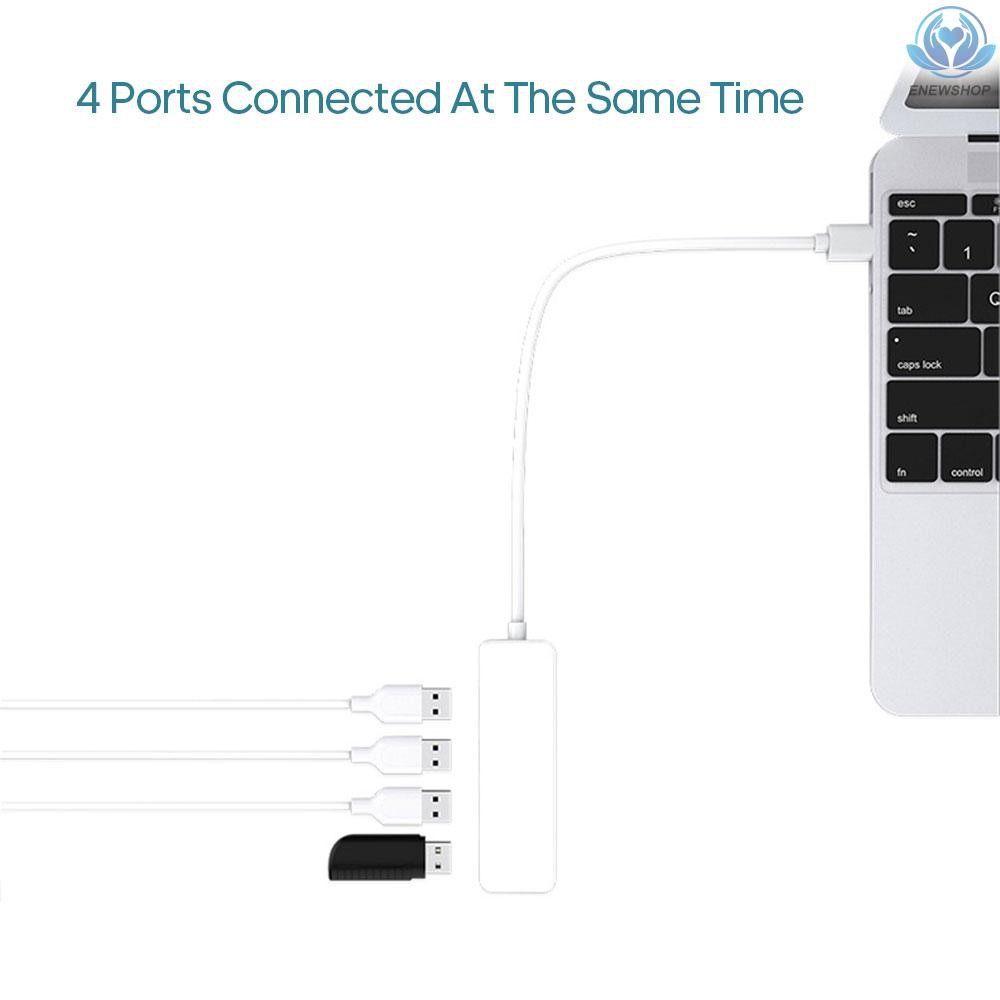 【enew】Portable Ultra-Thin Plug And Play High Speed Multiple Port HUB Adaptor